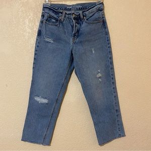 Old Navy Slouchy Straight high rise jeans